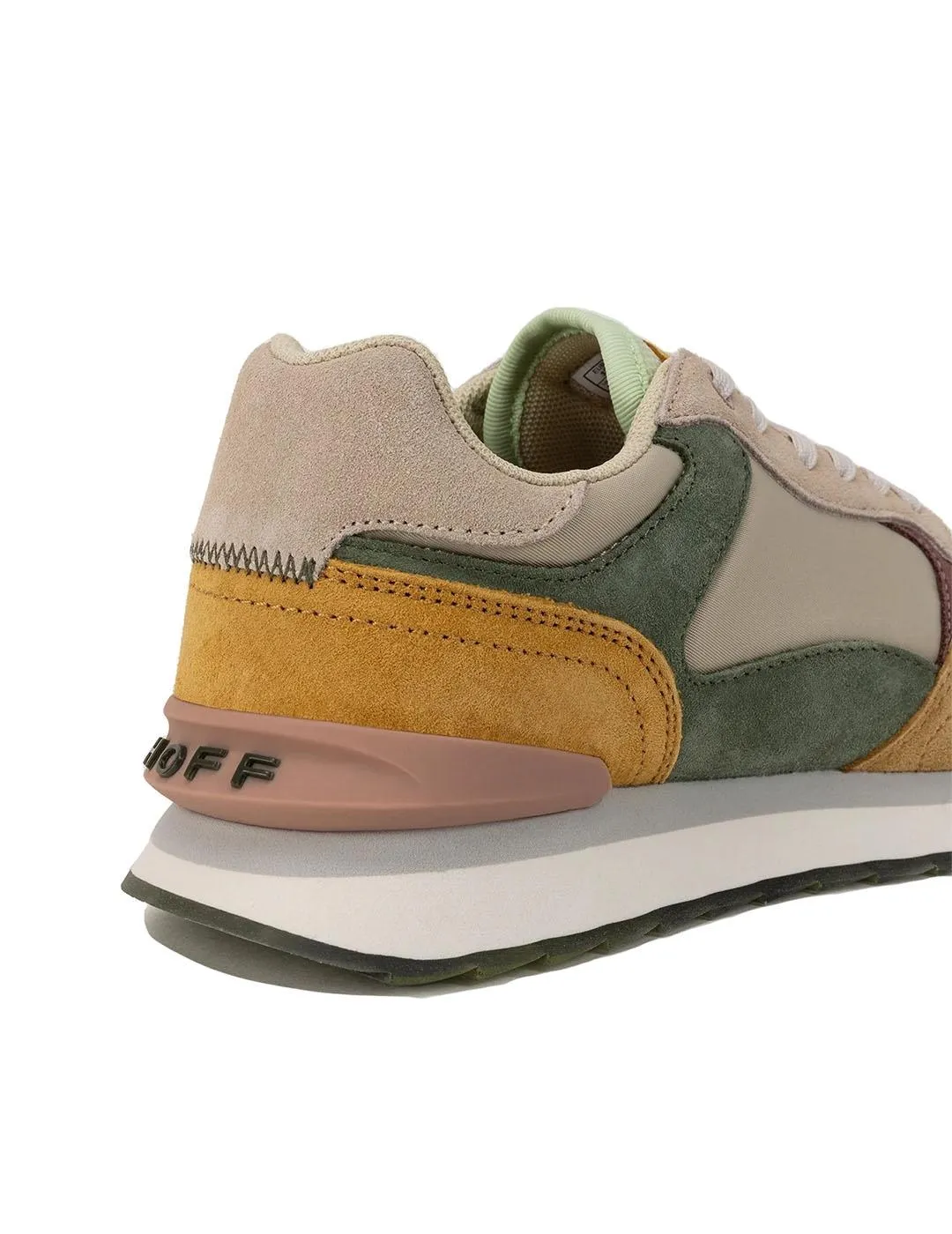 Zapatilla Mujer Hoff Palermo Beige Verde Granate