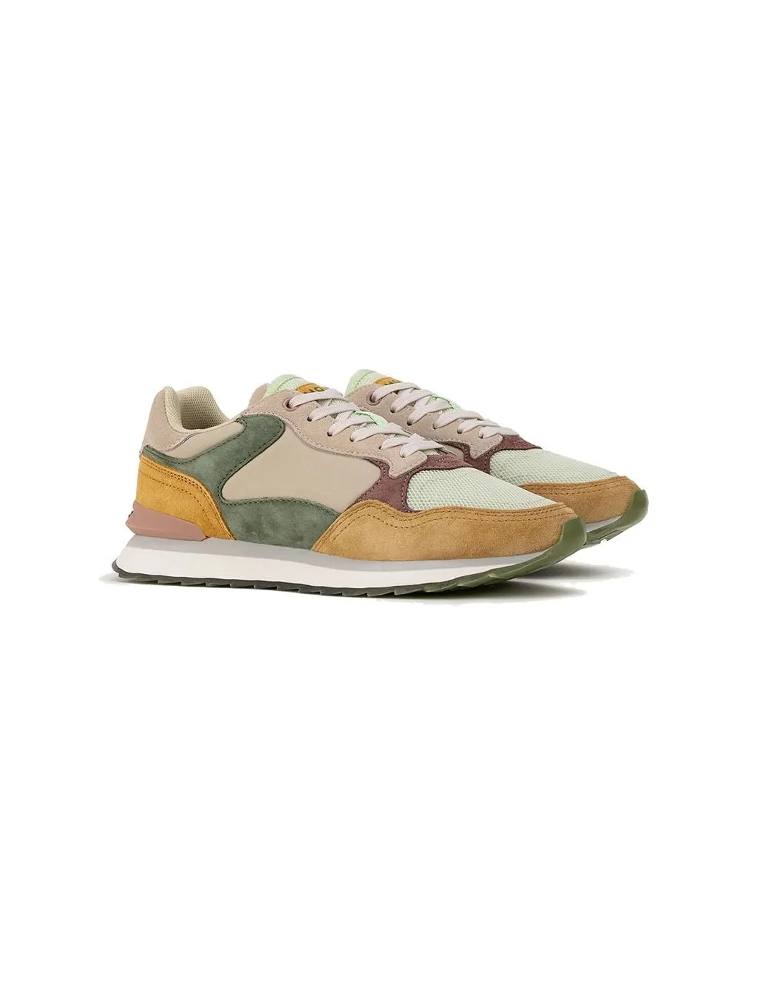 Zapatilla Mujer Hoff Palermo Beige Verde Granate