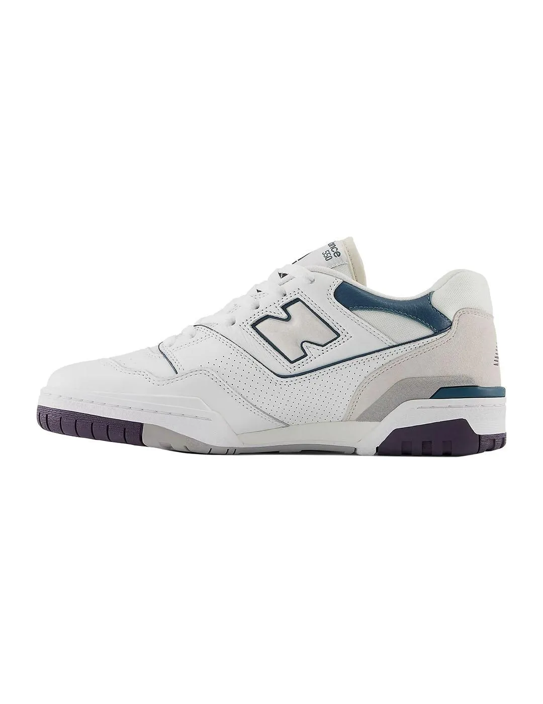 Zapatilla Mujer New Balance 550 Blanca Verde Beige