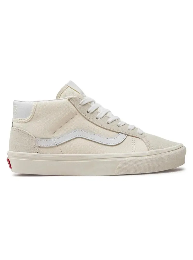 Zapatilla Mujer Vans Mid Skool 37 Beige