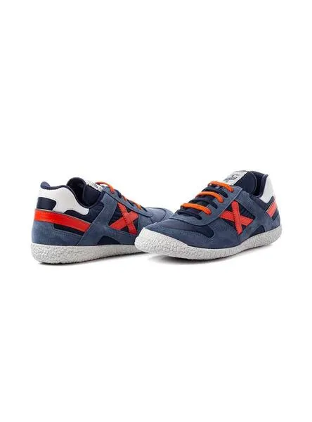 zapatilla munich goal 1459 azul para hombre