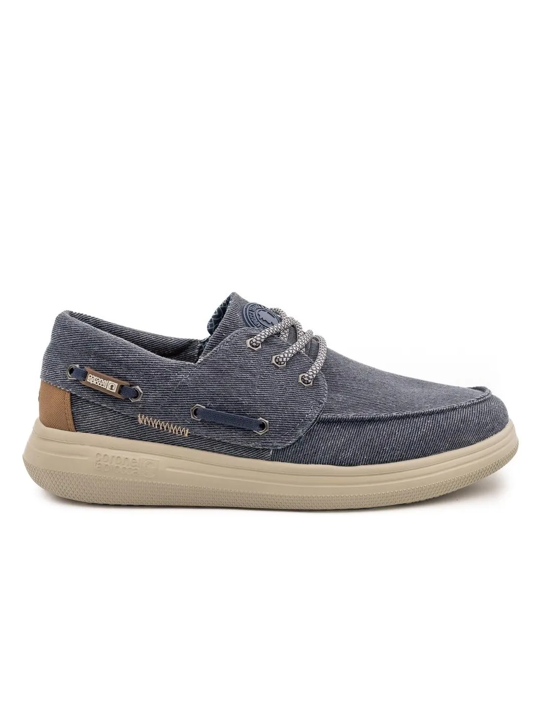 ZAPATILLA NAUTICO HOMBRE CORONEL TAPIOCCA T630 AZUL