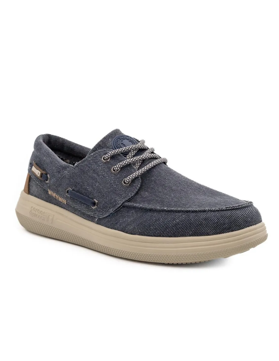 ZAPATILLA NAUTICO HOMBRE CORONEL TAPIOCCA T630 AZUL