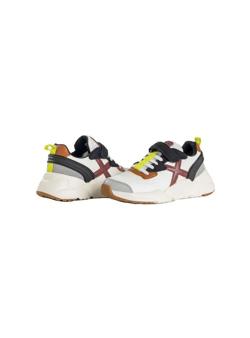 Zapatilla Niñ@ Munich Mini Track 74 Beige Granate