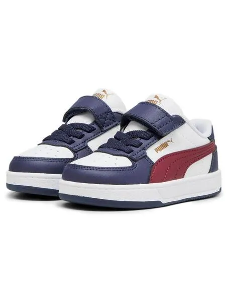 Zapatilla Puma Caven Bco/Azul/Granate Bebe