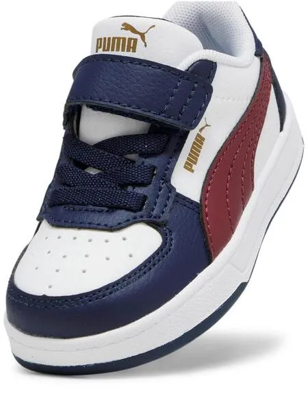 Zapatilla Puma Caven Bco/Azul/Granate Bebe