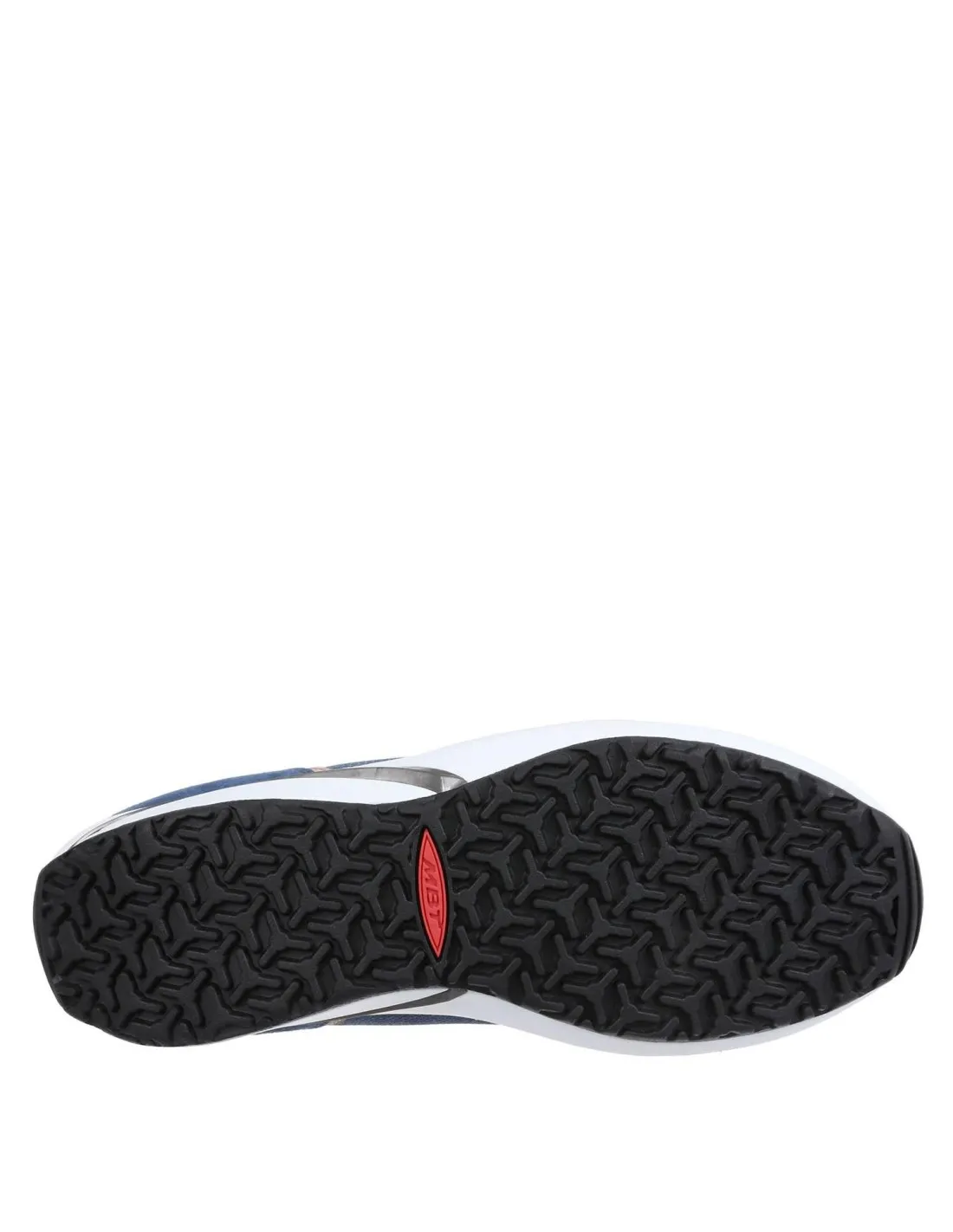 Zapatilla suela curva para hombre azul MBT