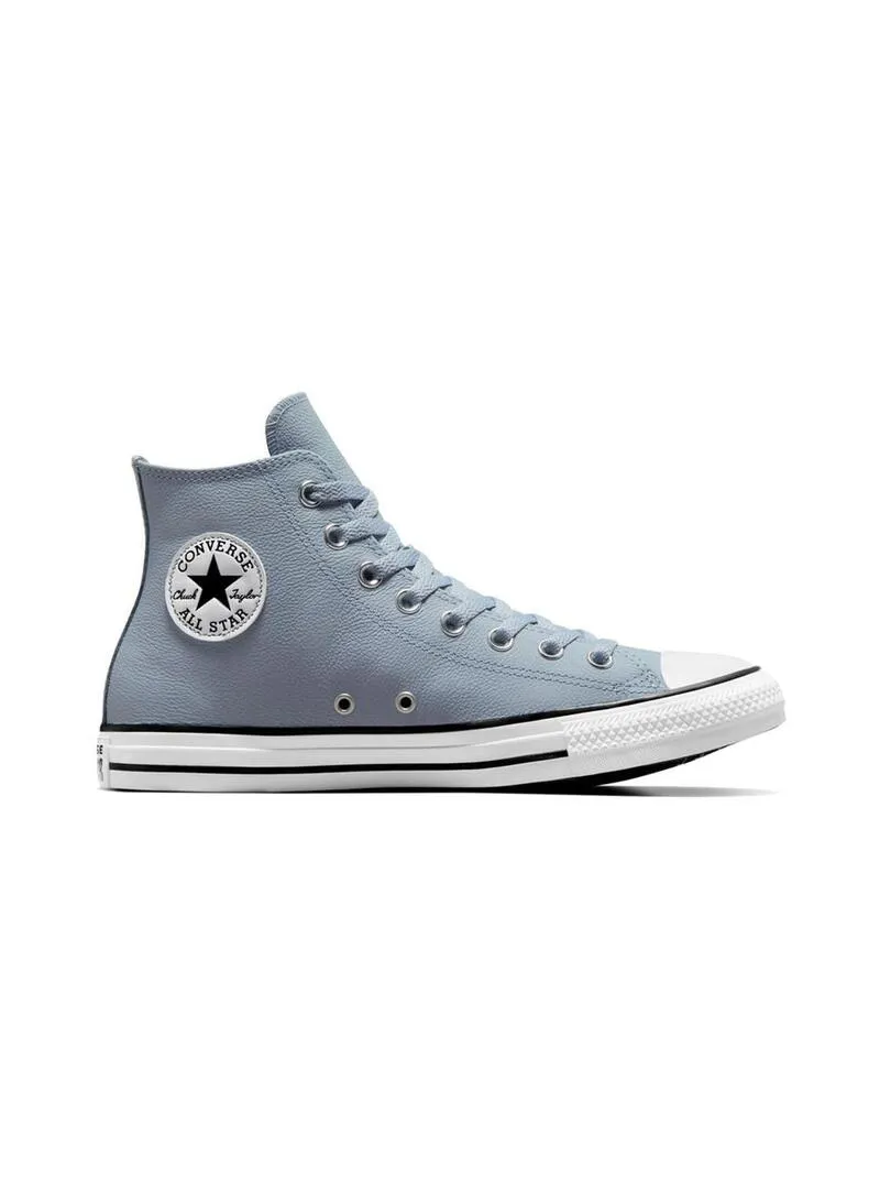 Zapatilla Unisex Converse Ctas Hi Leather Azul