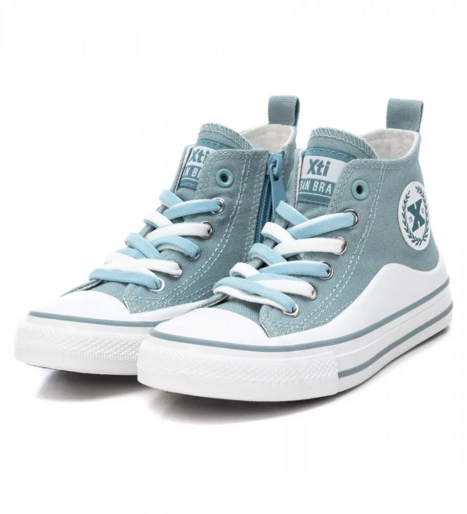 Zapatillas abotinadas 150336 azul