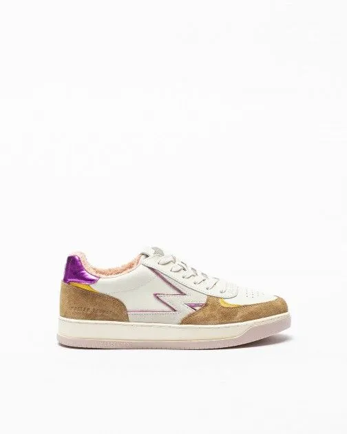 Zapatillas blancas Moa MG351 Beige