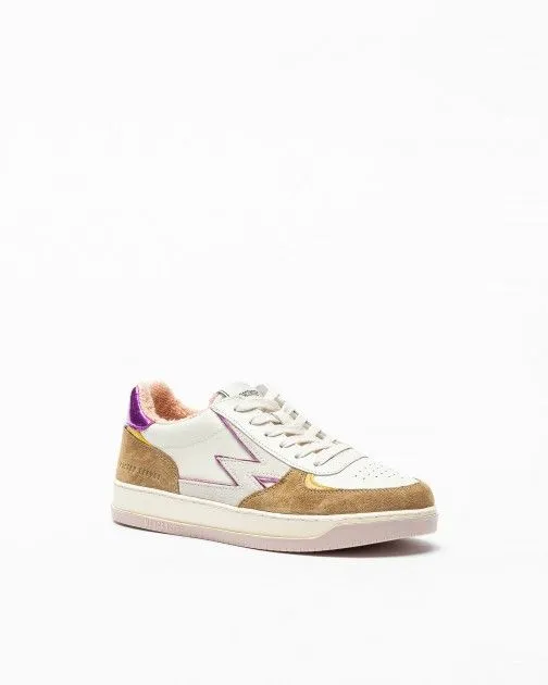 Zapatillas blancas Moa MG351 Beige
