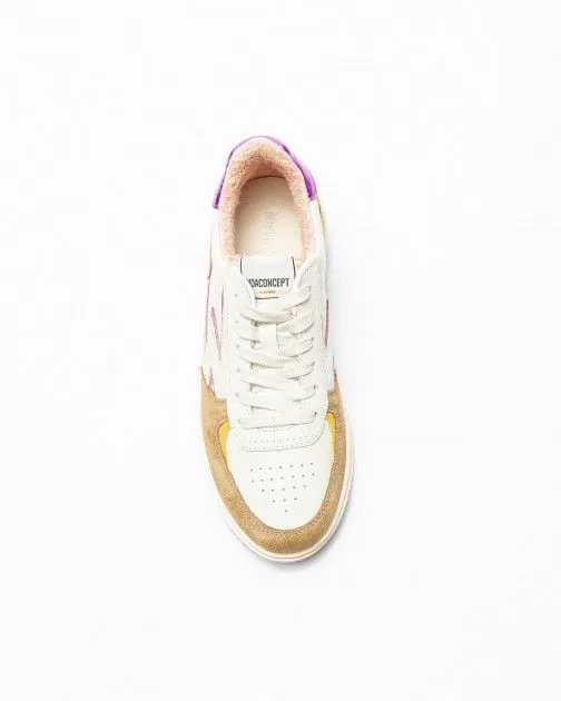 Zapatillas blancas Moa MG351 Beige