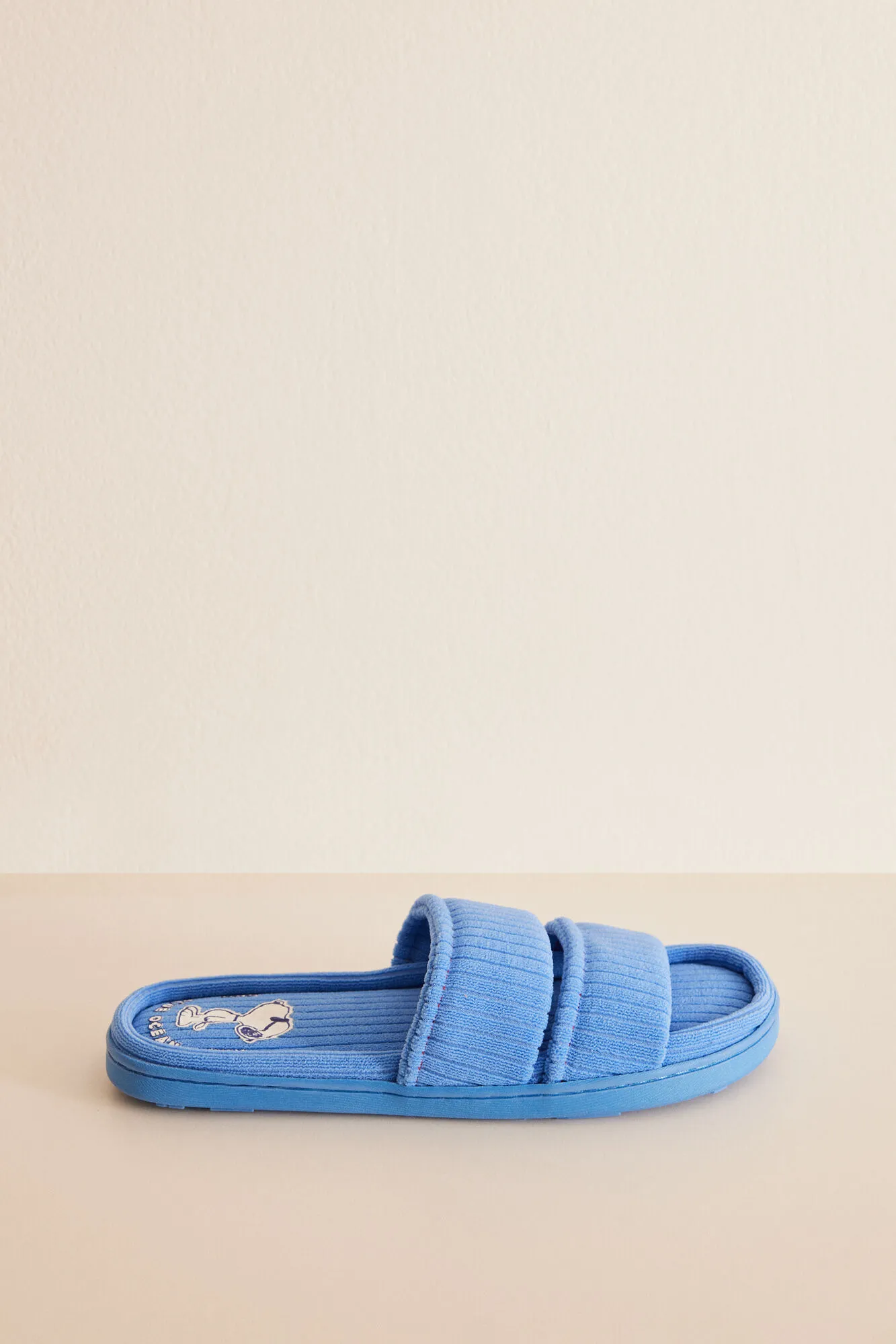 Zapatillas casa azul Snoopy