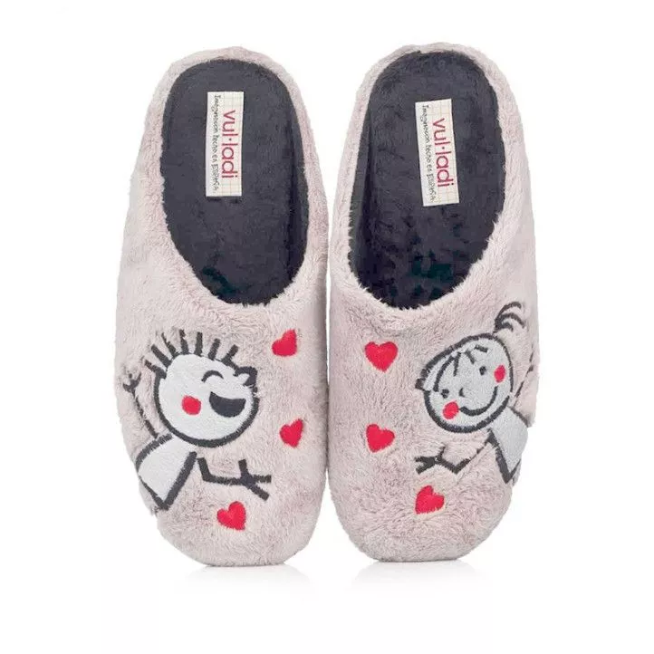 Zapatillas casa Vul·ladi niños beige