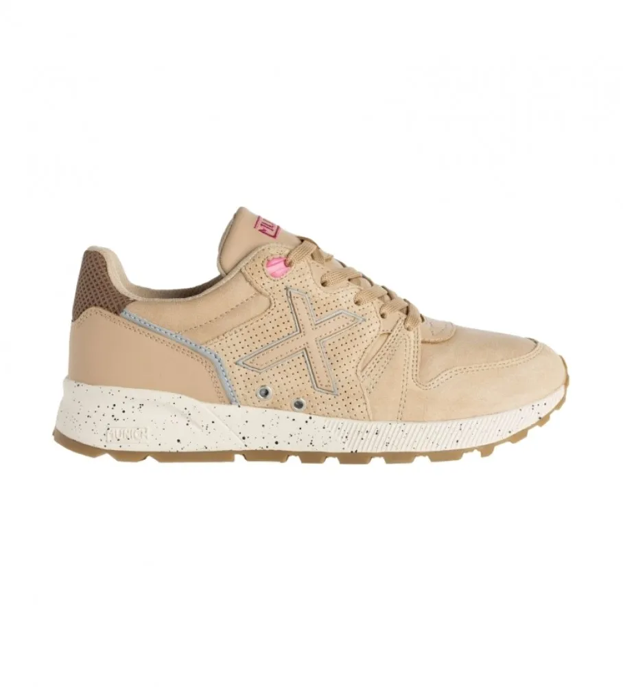 Zapatillas de piel 1030 beige