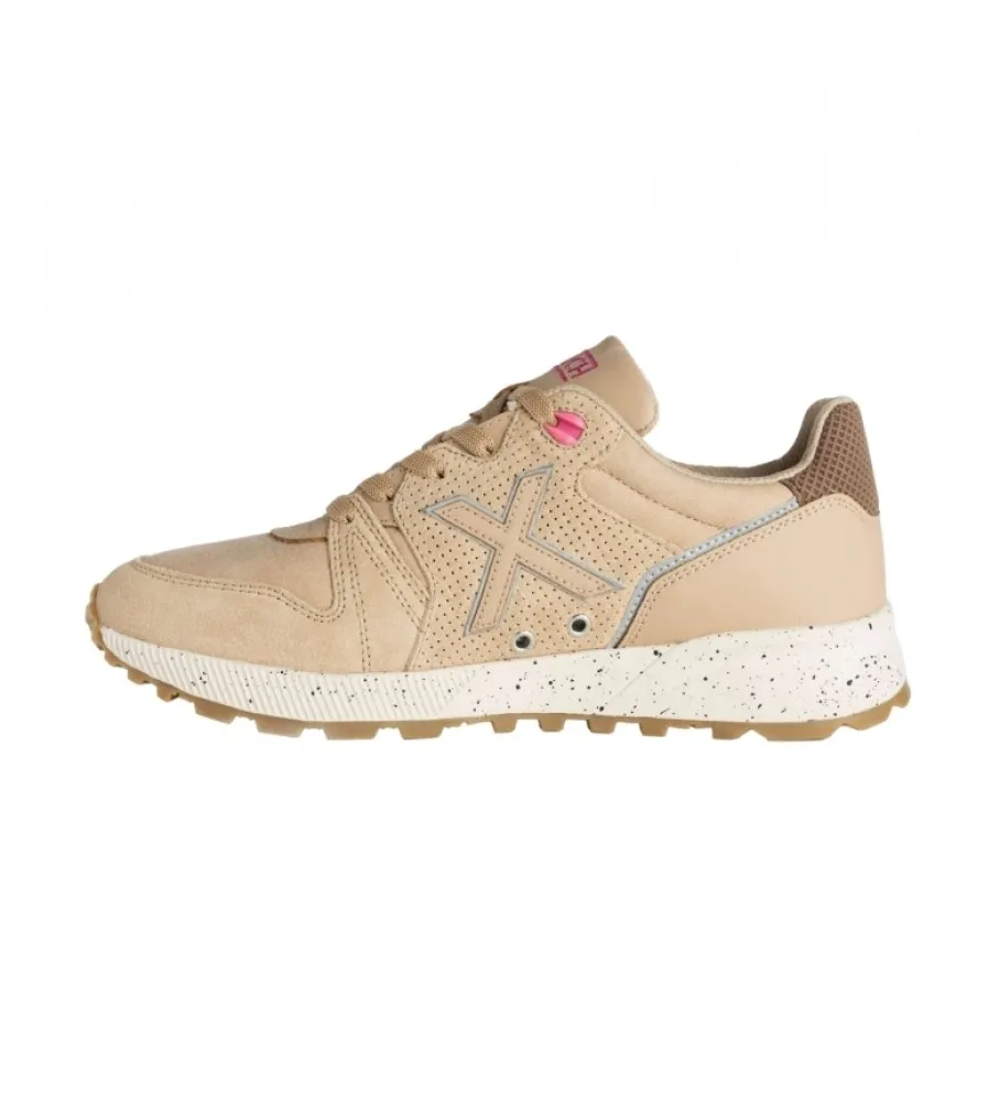 Zapatillas de piel 1030 beige