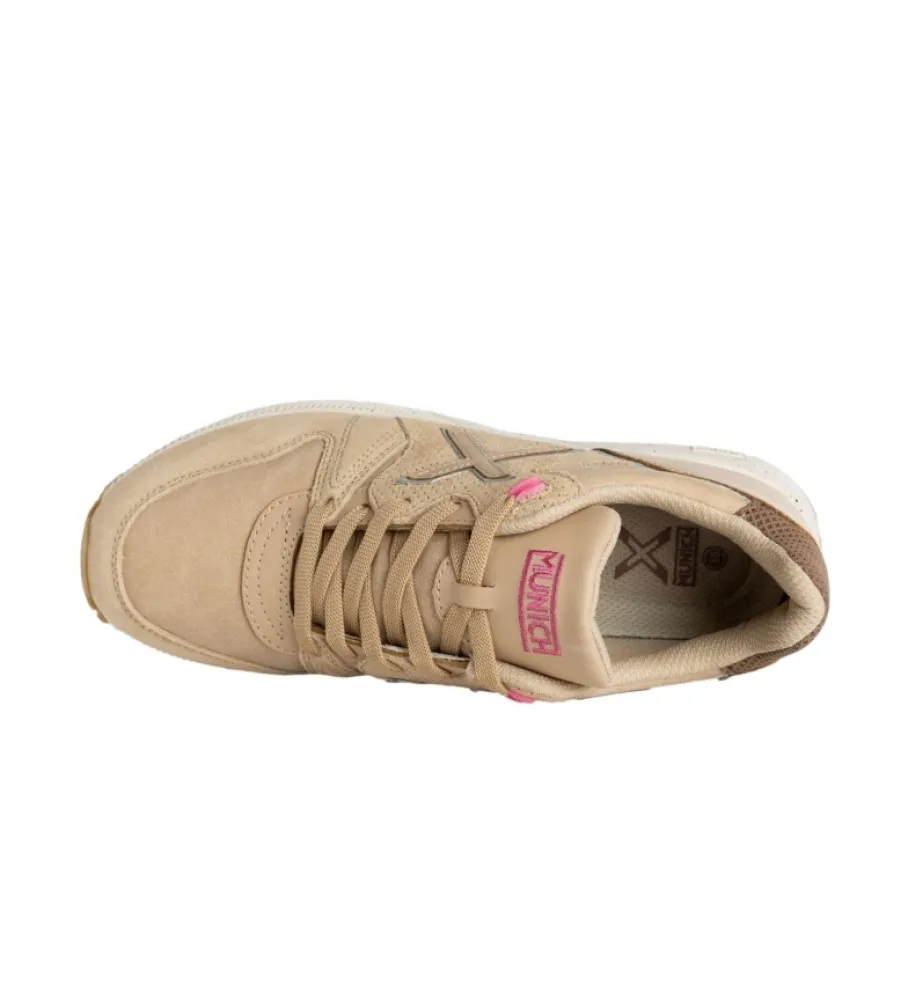 Zapatillas de piel 1030 beige
