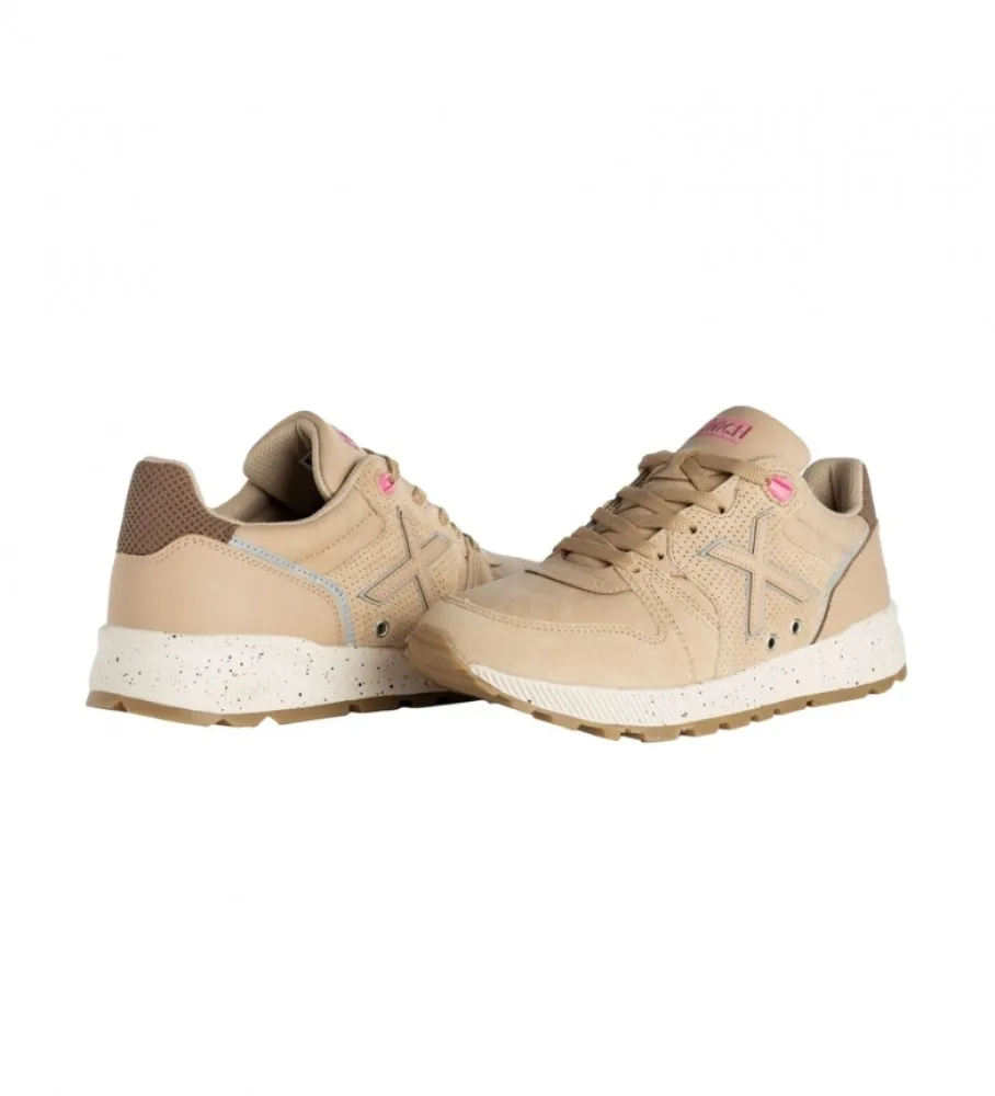 Zapatillas de piel 1030 beige