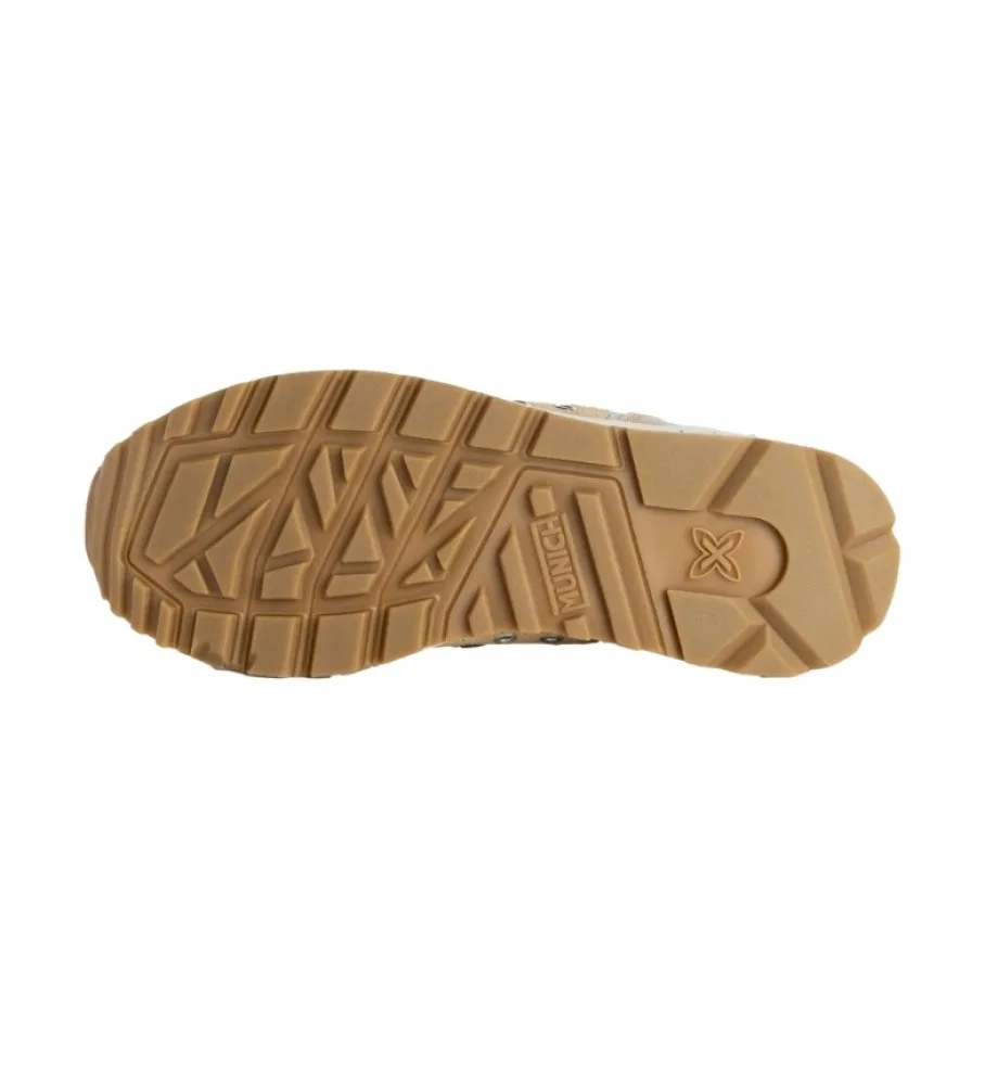 Zapatillas de piel 1030 beige