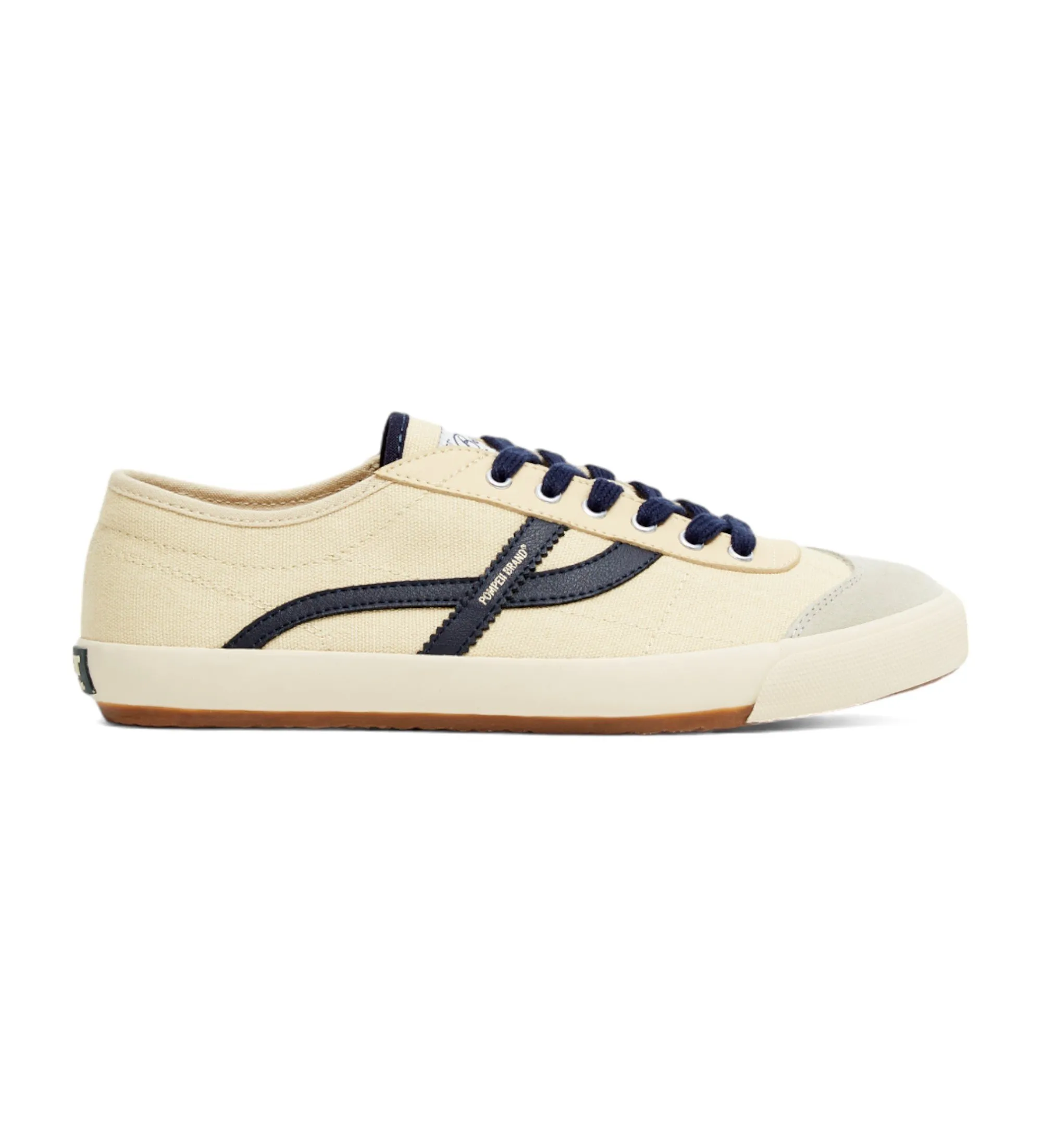 Zapatillas de piel Canvas beige