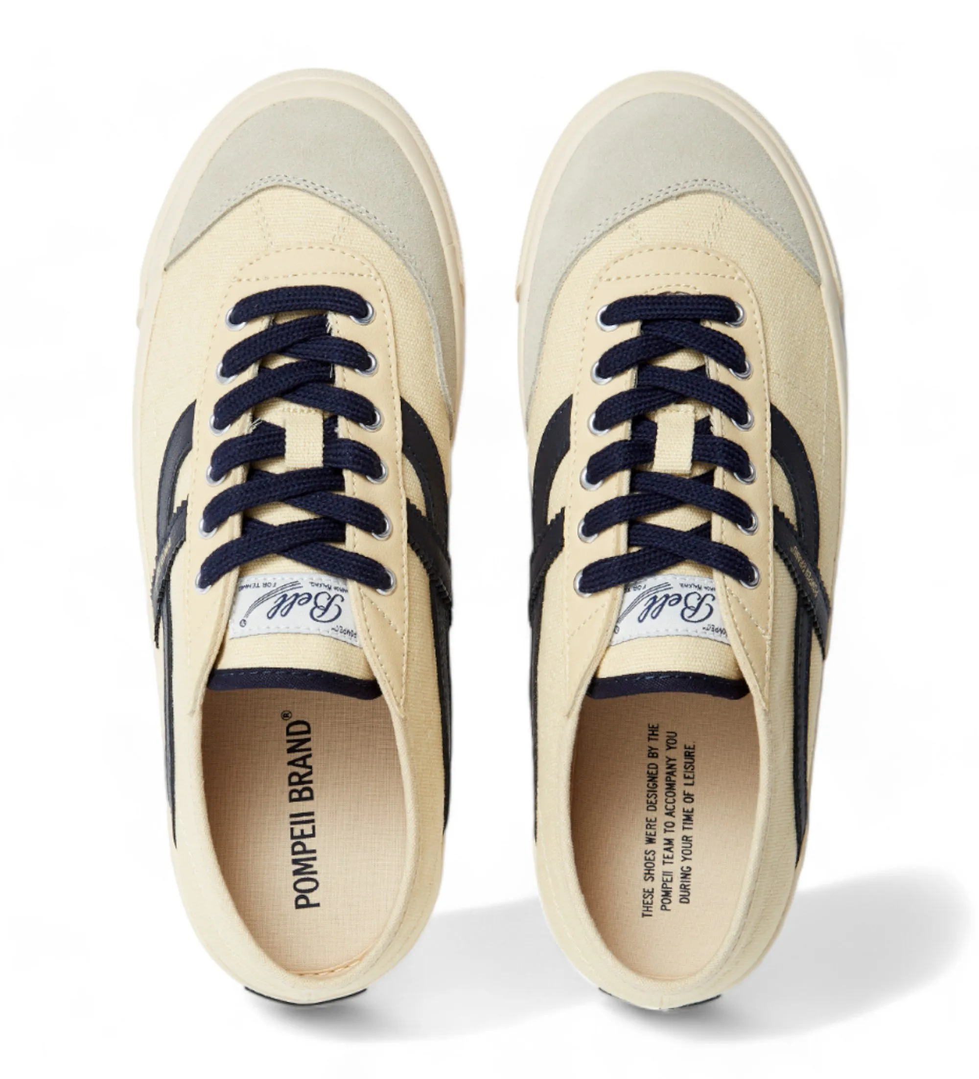 Zapatillas de piel Canvas beige
