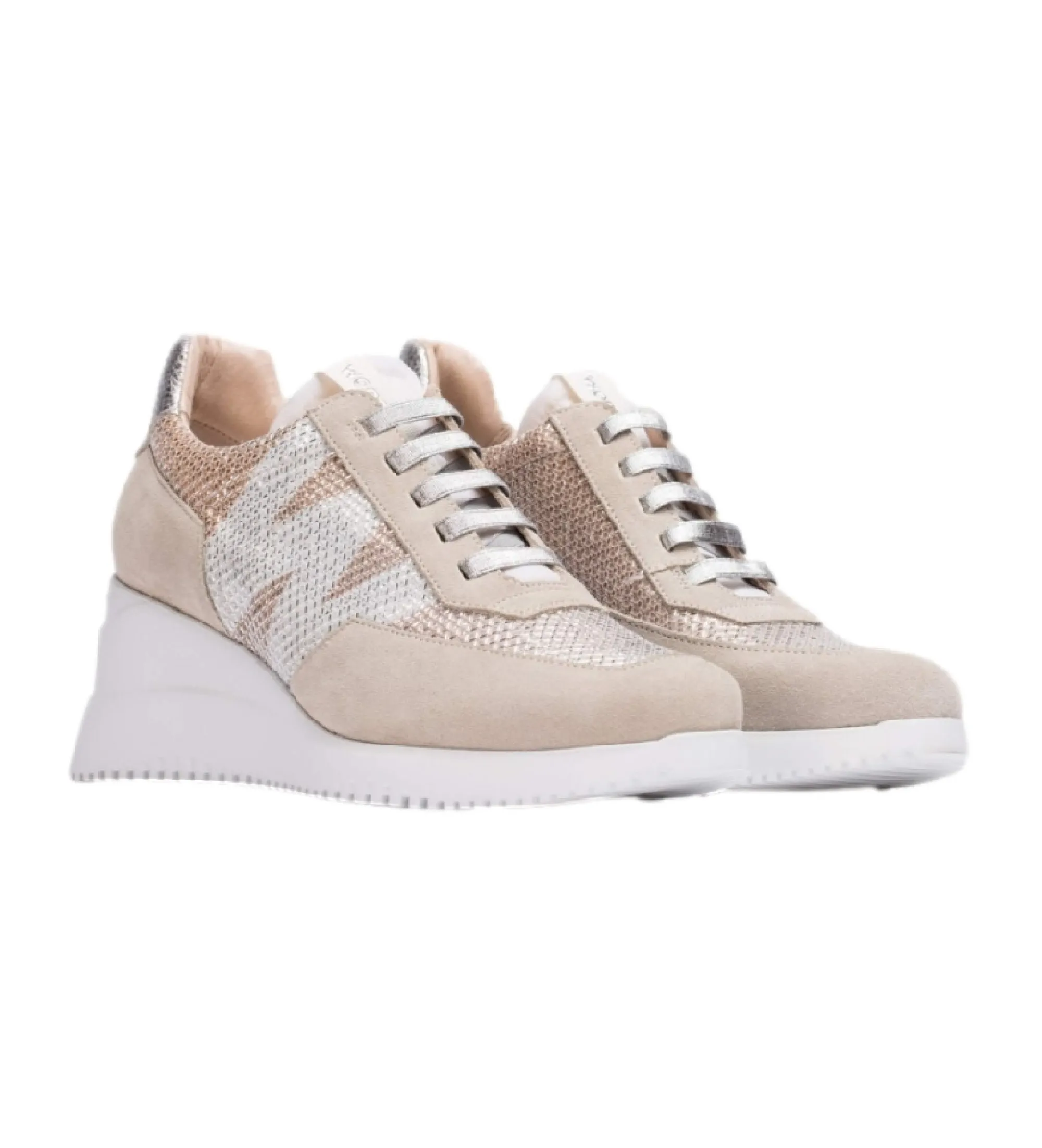Zapatillas de piel Dallas beige