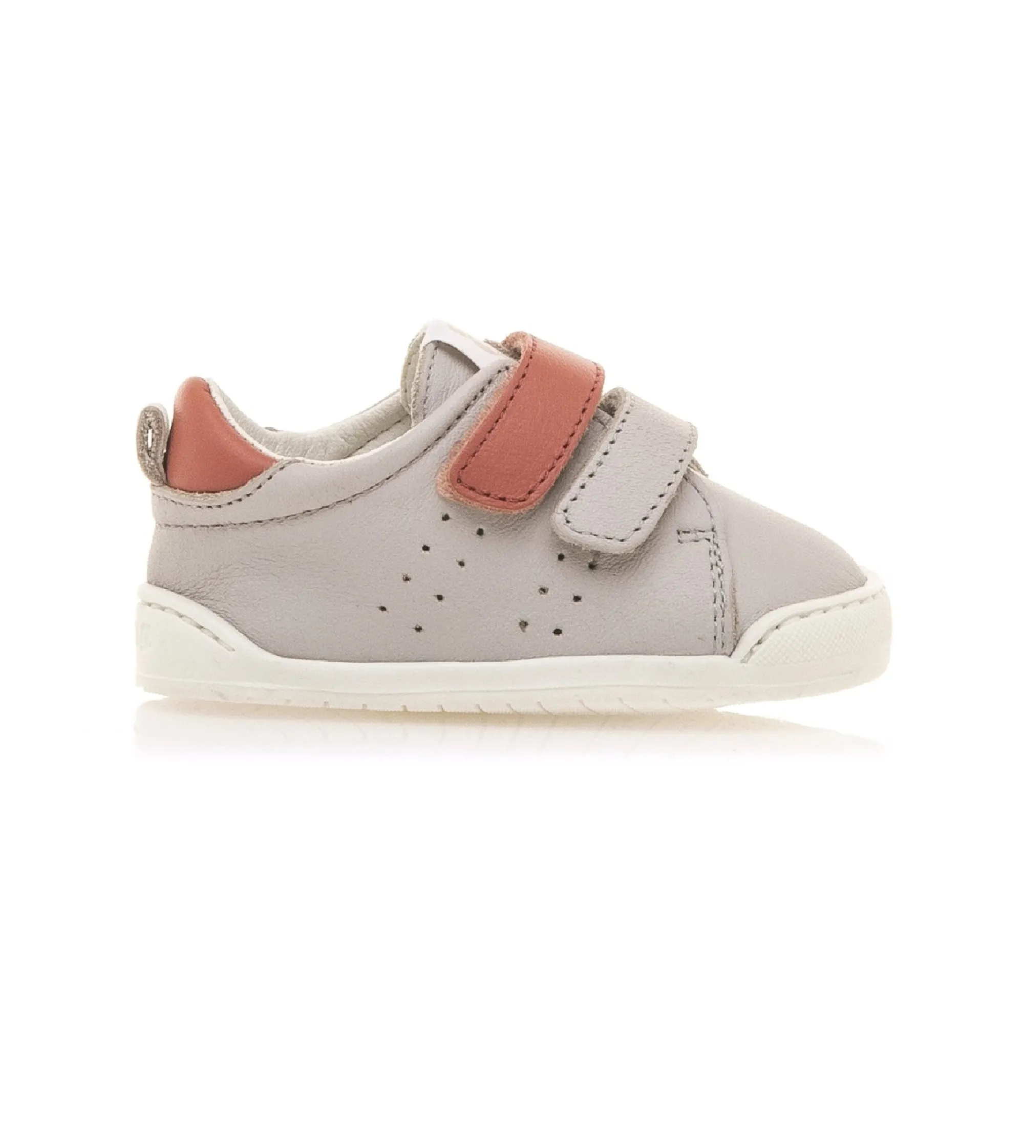Zapatillas de Piel Free beige