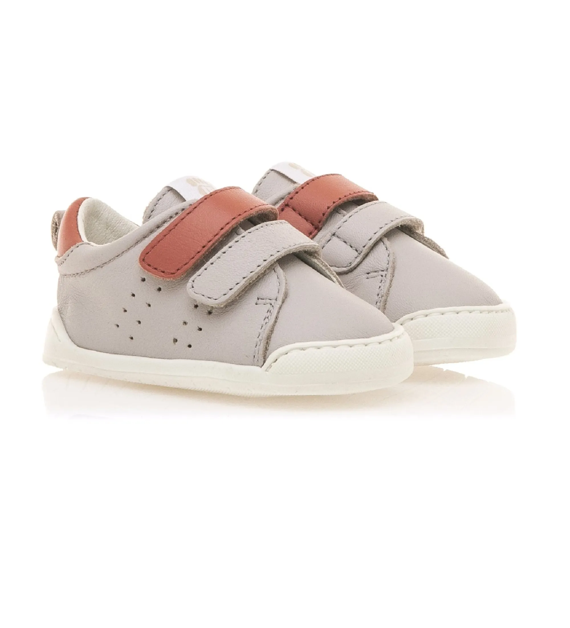 Zapatillas de Piel Free beige