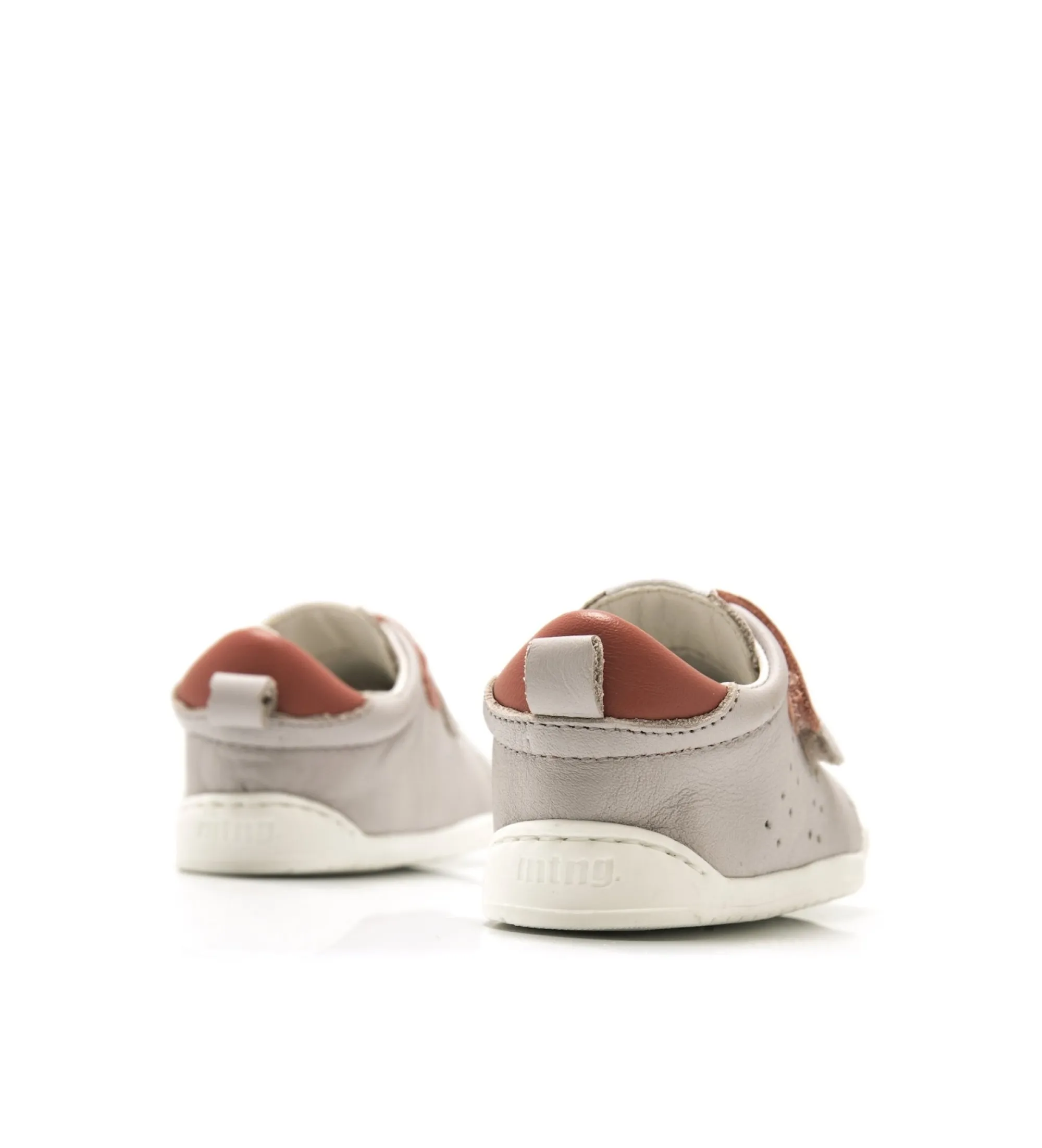 Zapatillas de Piel Free beige