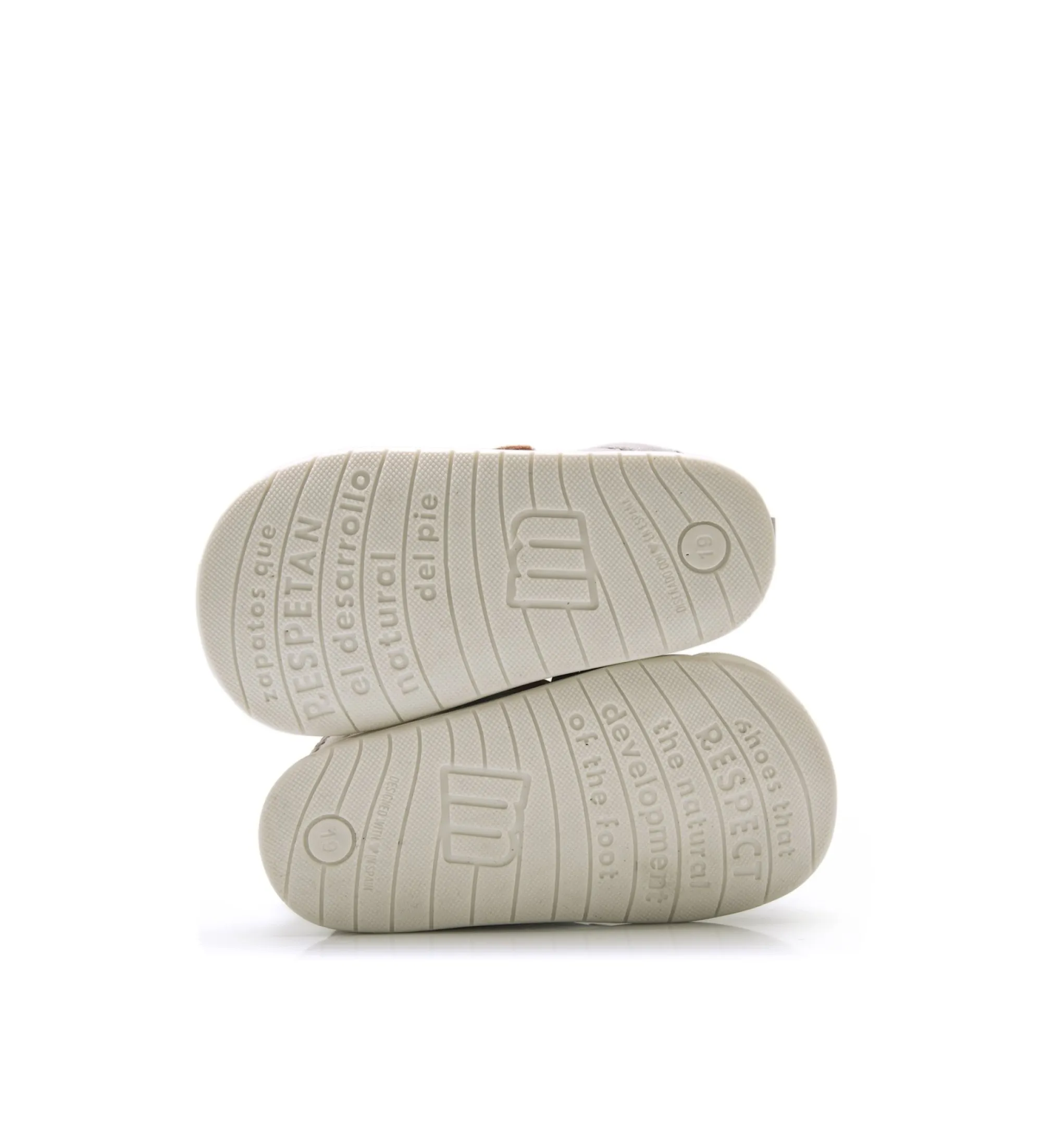 Zapatillas de Piel Free beige