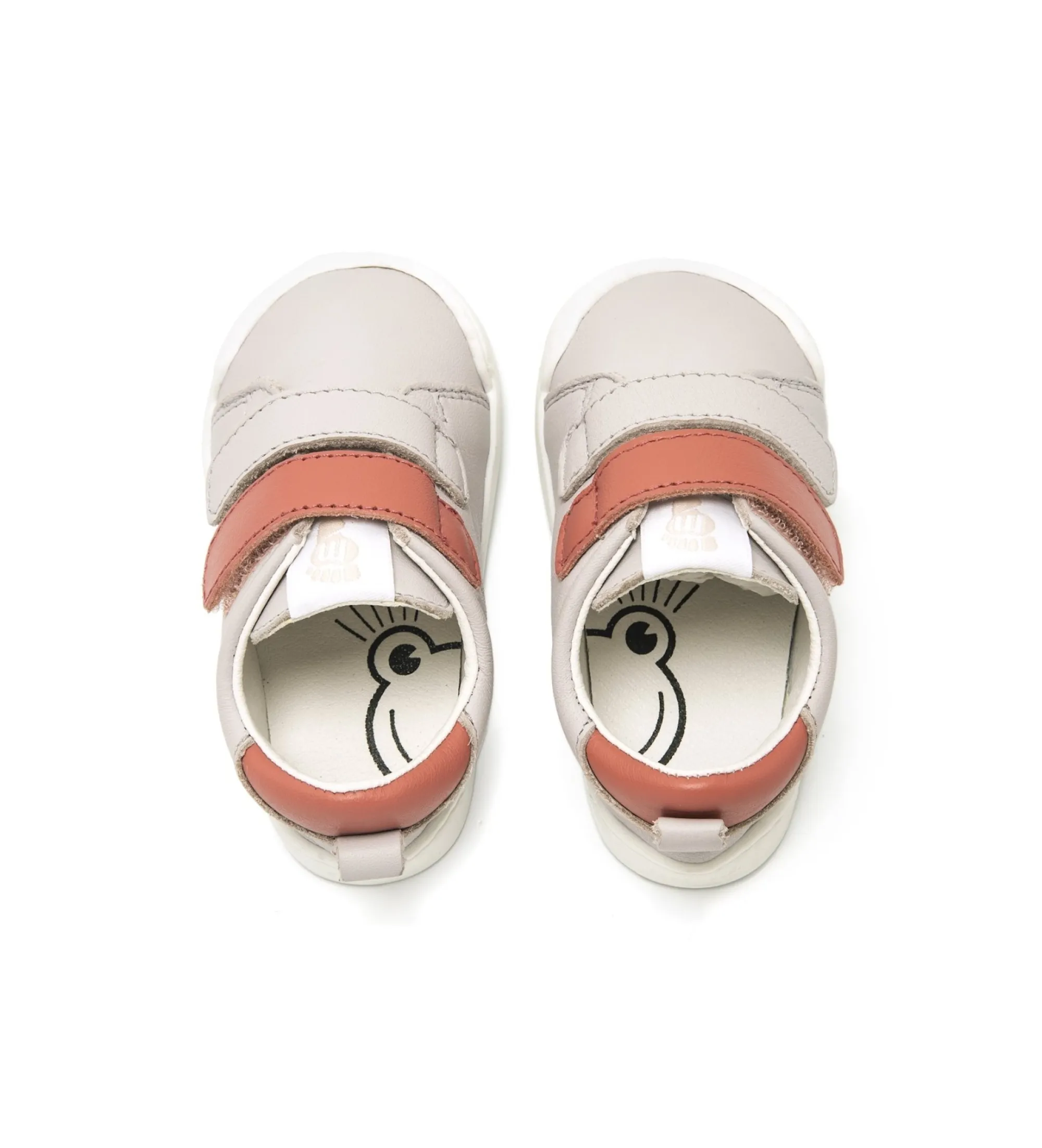 Zapatillas de Piel Free beige