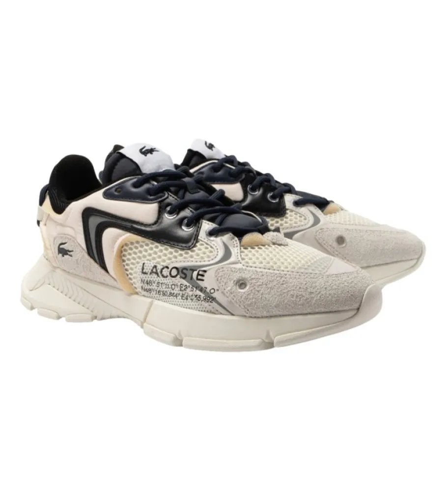 Zapatillas de piel L003 beige