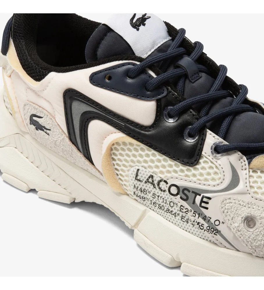Zapatillas de piel L003 beige