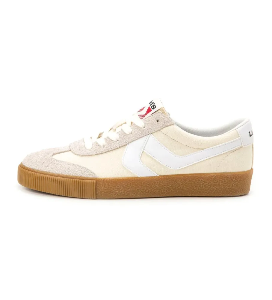 Zapatillas de Piel Sneak beige