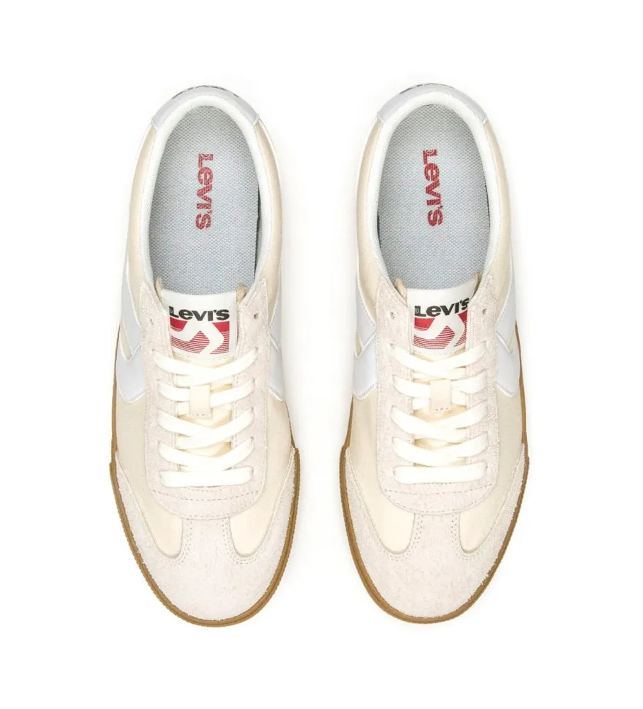 Zapatillas de Piel Sneak beige