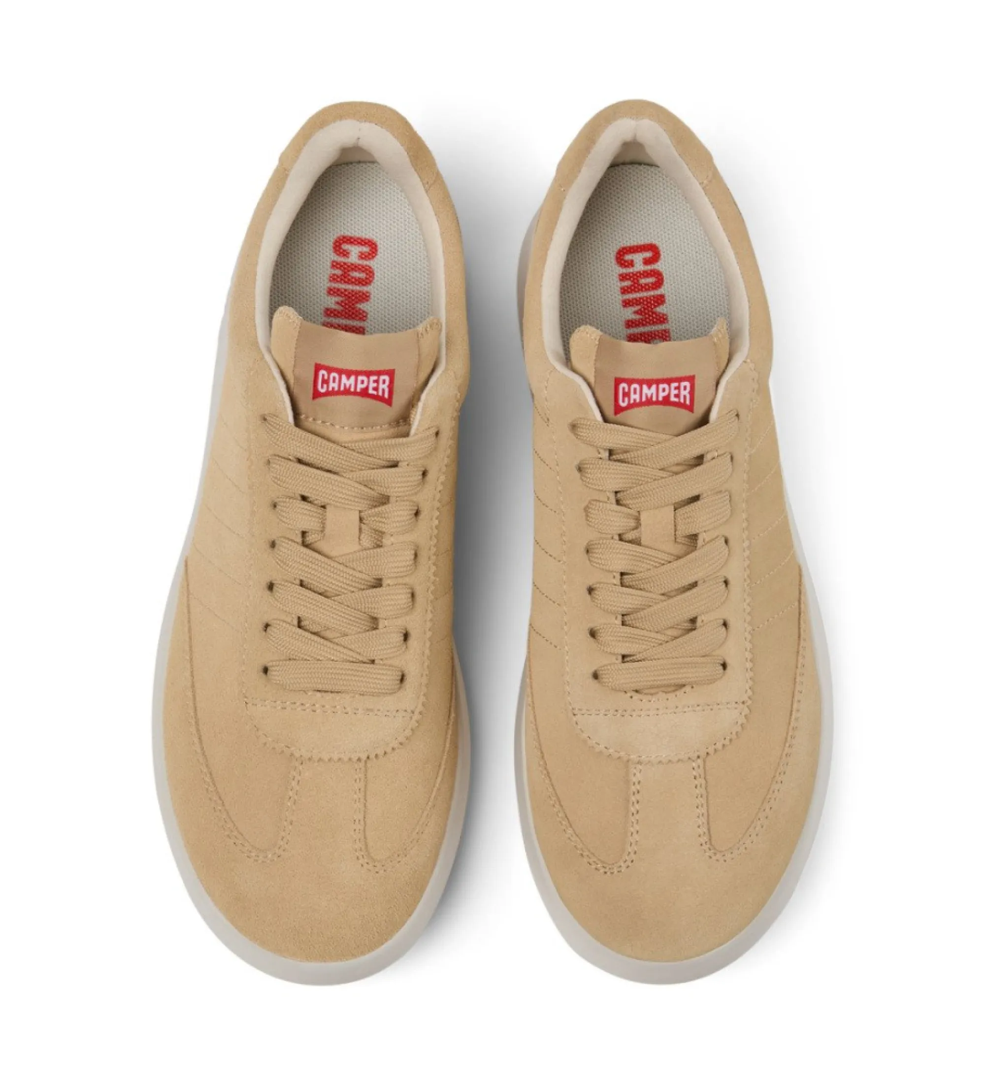 Zapatillas de piel XLF beige