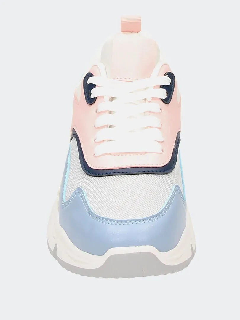 ZAPATILLAS ESTILO RUNNING  AZUL