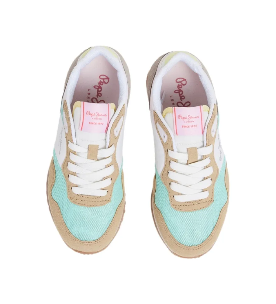 Zapatillas London Urban blanco, beige
