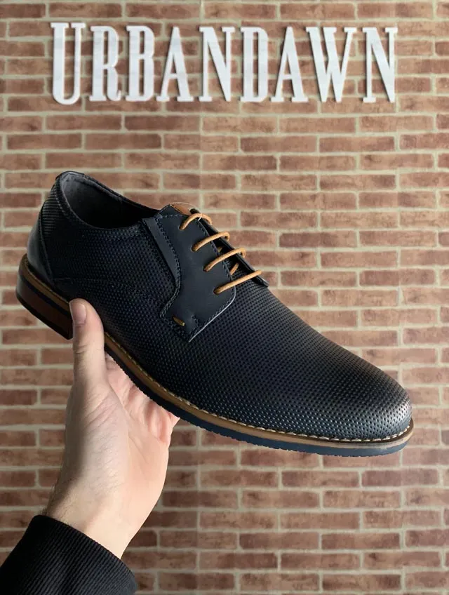 Zapato azul marino vestir