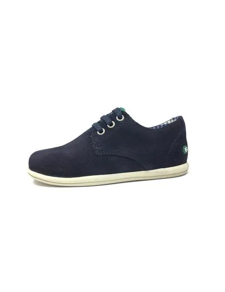 zapato cordon serraje azul