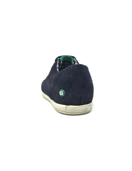 zapato cordon serraje azul