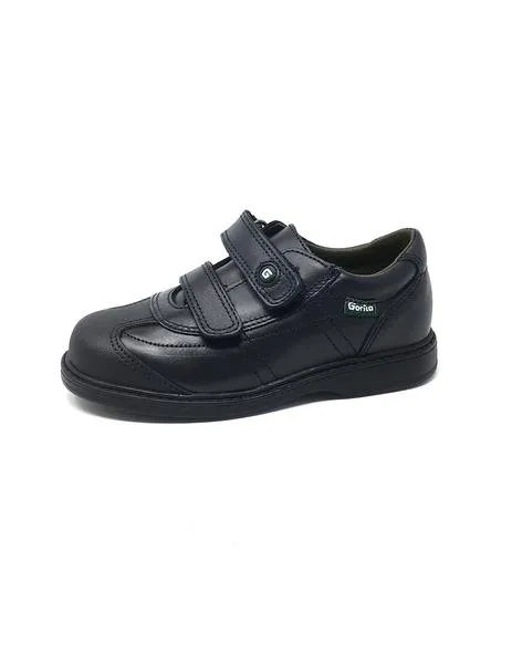 zapato dos velcros azul