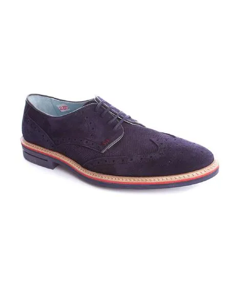 zapato rodia picado azul