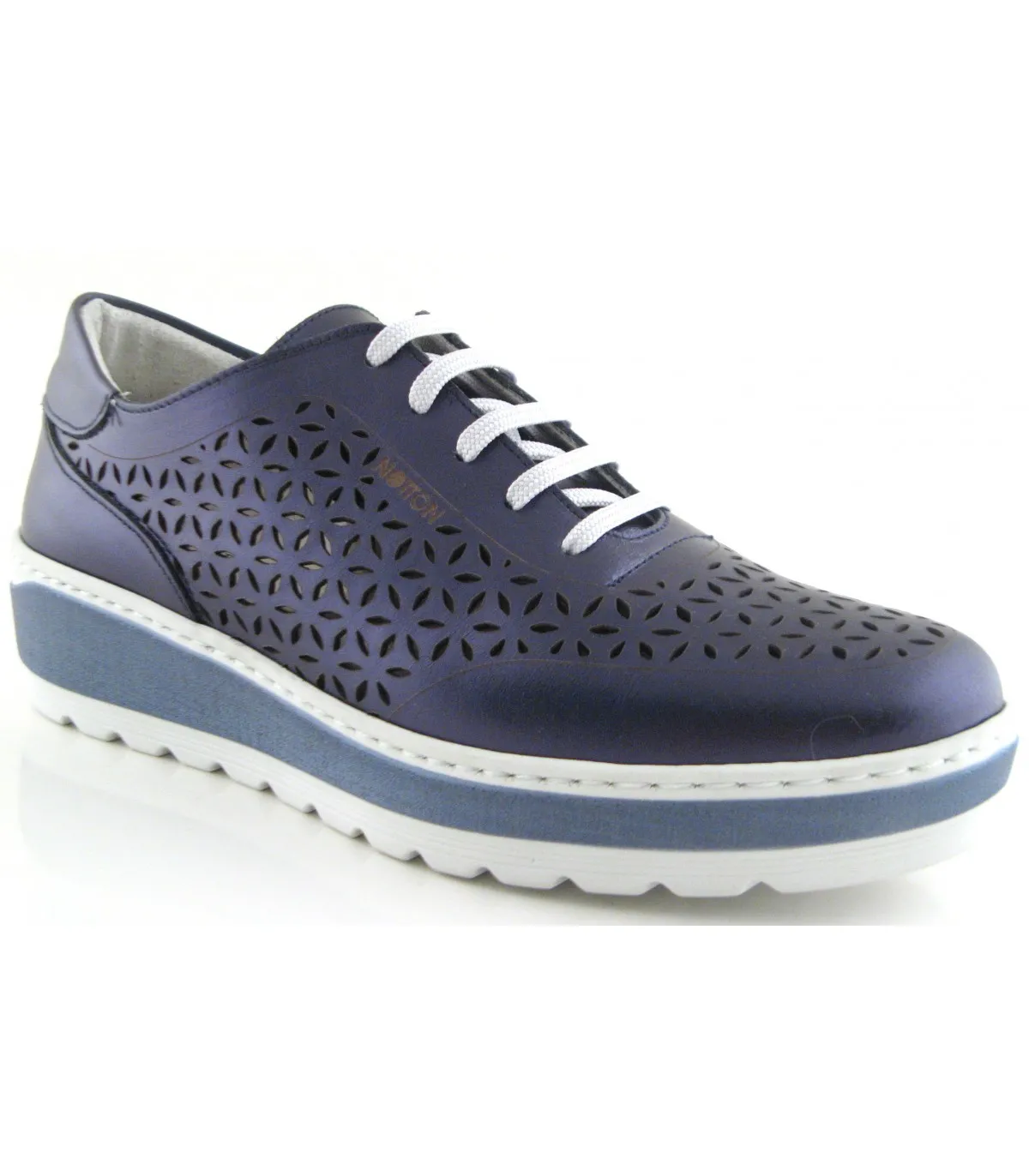 Zapatos con plataforma en color azul