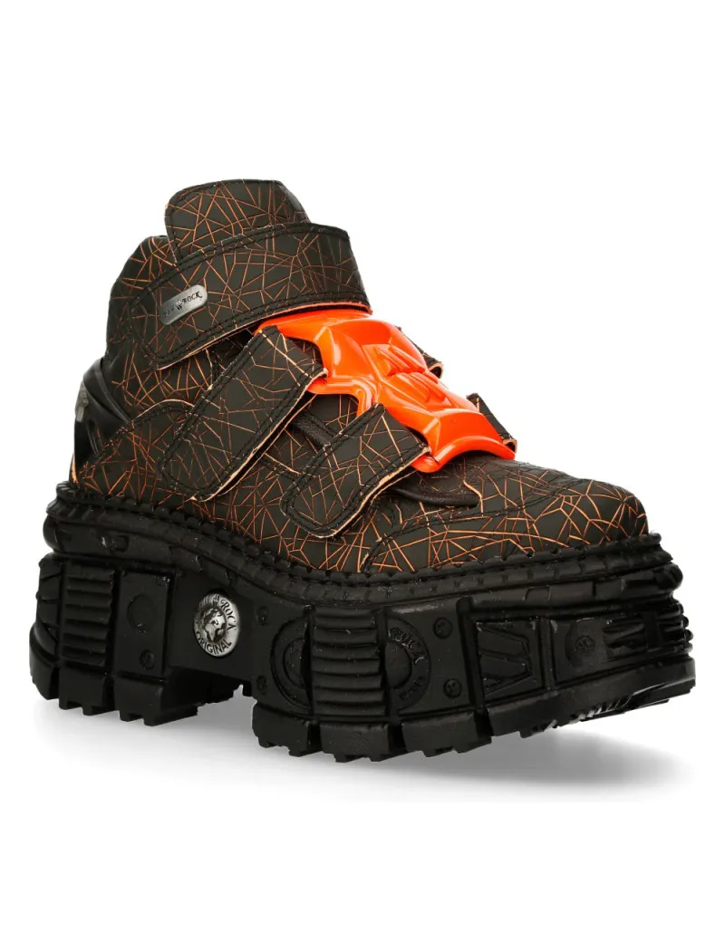Zapatos con plataforma Tank war naranja