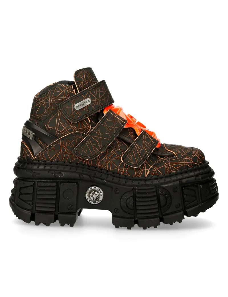 Zapatos con plataforma Tank war naranja