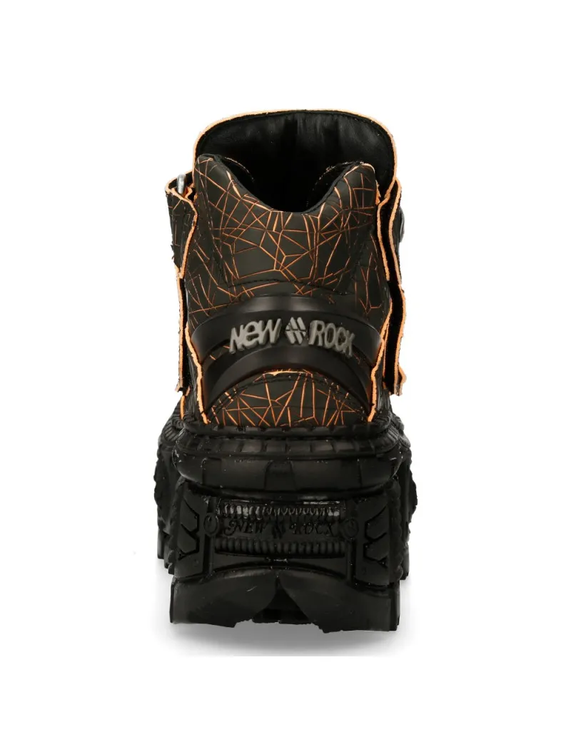 Zapatos con plataforma Tank war naranja