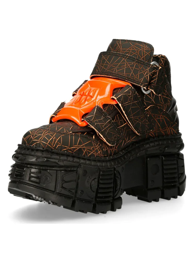 Zapatos con plataforma Tank war naranja