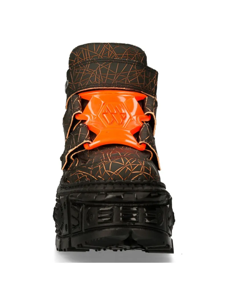 Zapatos con plataforma Tank war naranja
