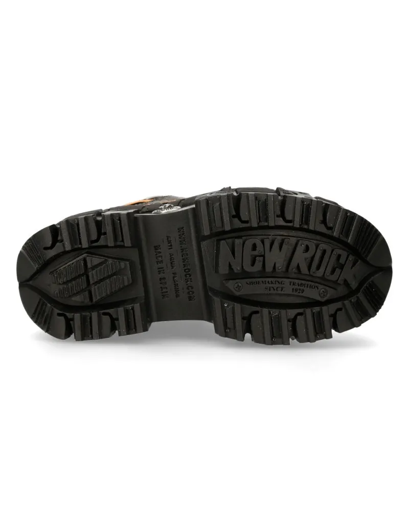 Zapatos con plataforma Tank war naranja